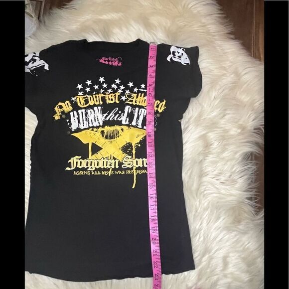 Blac label Pink “Great Depression” crew neck tee sz medium - Picture 4 of 5